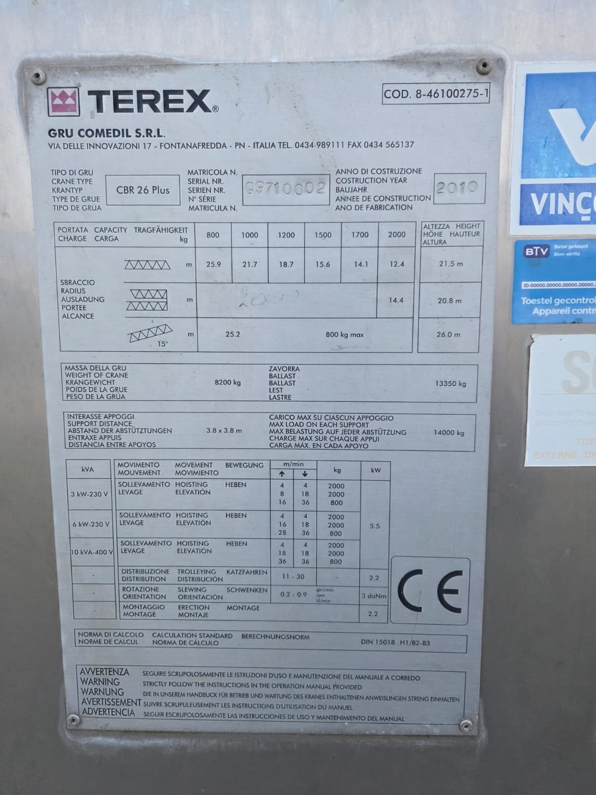 Terex CBR26 PLUS (Arcomet)