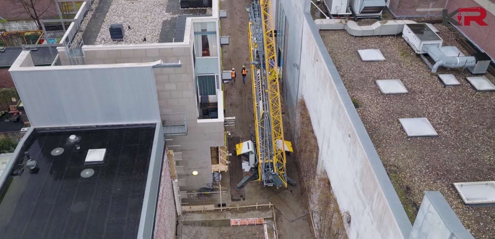 Liebherr 81K für Bulsink Bouw & Ontwikkeling in Tilburg